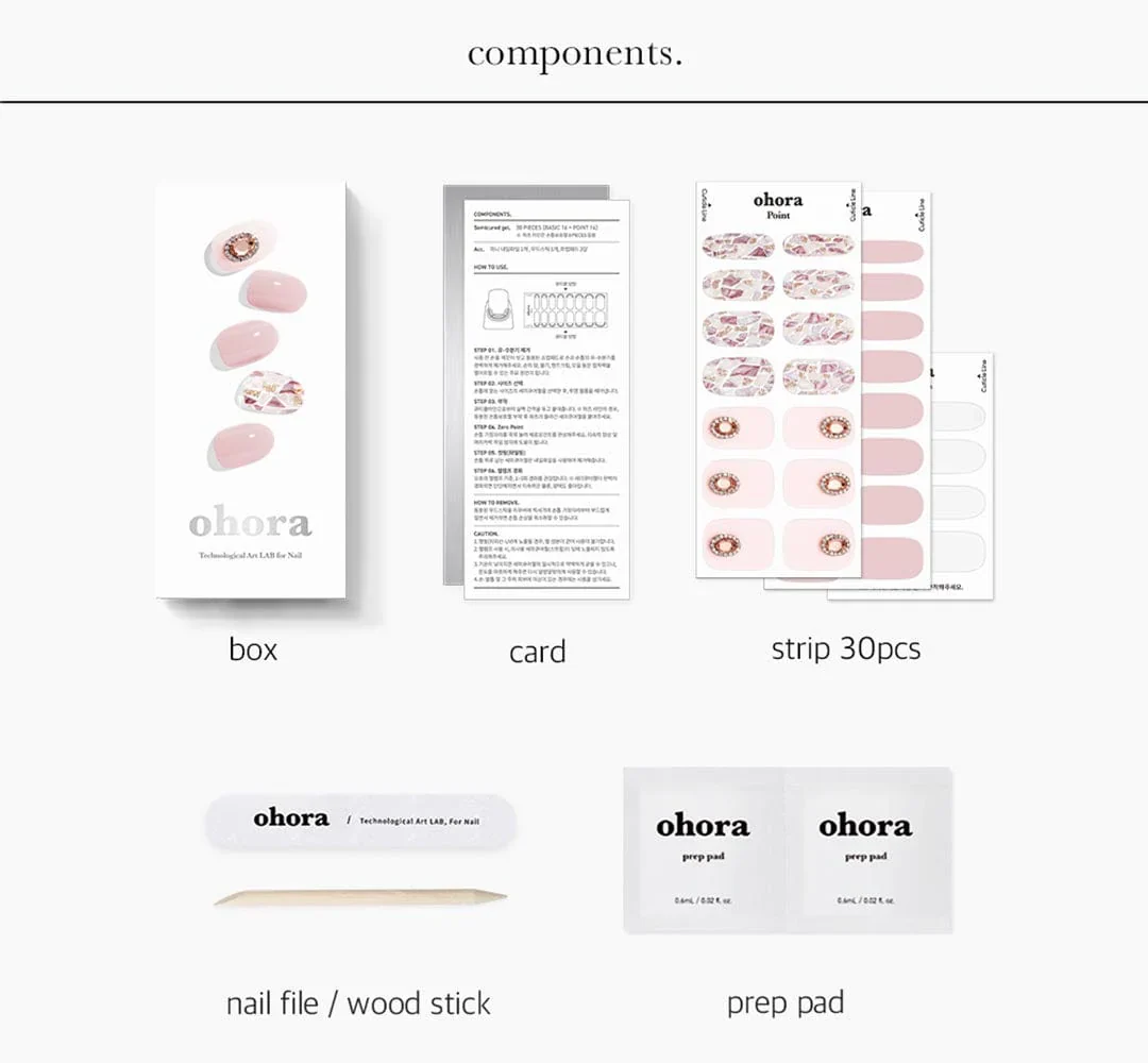 ohora Semi Cured Gel Nail Strips N Audrey - Image 2