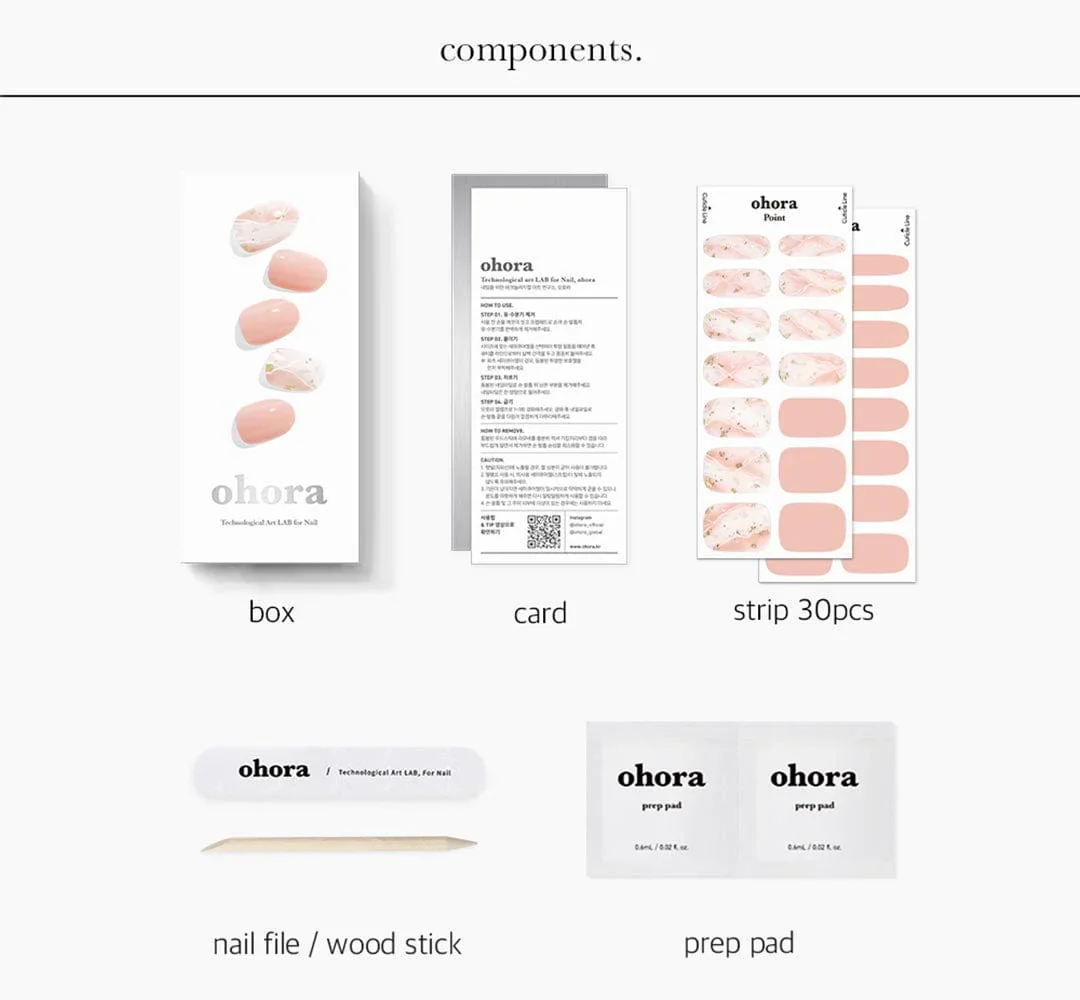 ohora Semi Cured Gel Nail Strips N Memory - Image 4