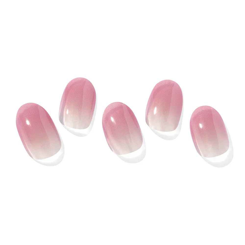 ohora Semi Cured Gel Nail Strips N Nudie Rosy - Image 4