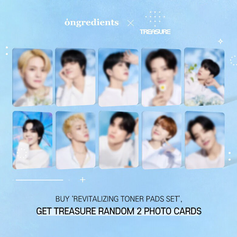 Ongredients Revitalizing Toner Pads Special Set (+Treasure Photocards!) - Image 3